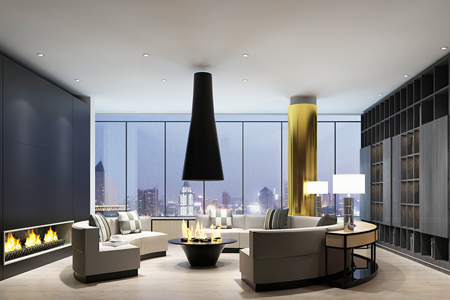 膚感電動移門超亞電視柜